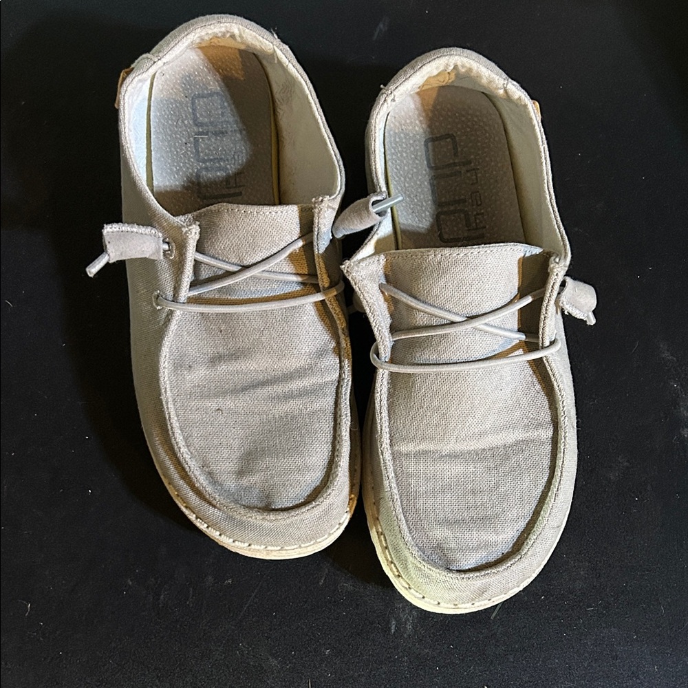 Hey Dude Cream Women's Loafers